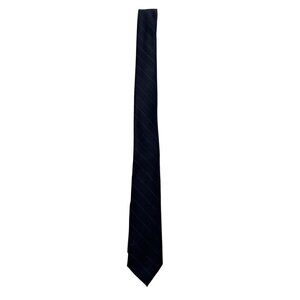 Steven Alan Skinny Tie in Blue Vertical Stripe